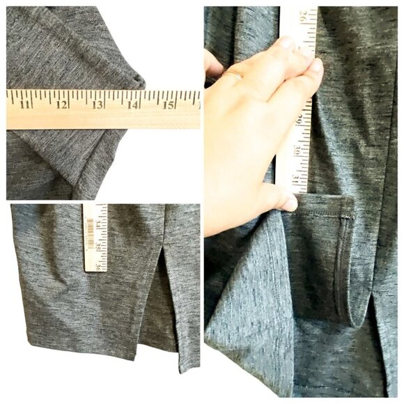 Aritzia Talula Varndell Gray Dress,size XS, Criss Cross Back - Picture 10 of 10